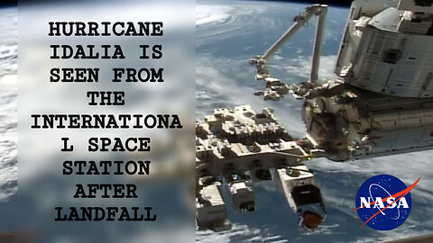 HURRICANE IDALIA IS SEEN FROM THE INTERNATIONAL SPACE STATION AFTER LANDFALL PART 1