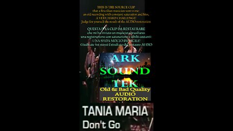 TANIA MARIA - DON'T GO Live - ARKSOUNDTEK Low Quality Audio Restoration 2023