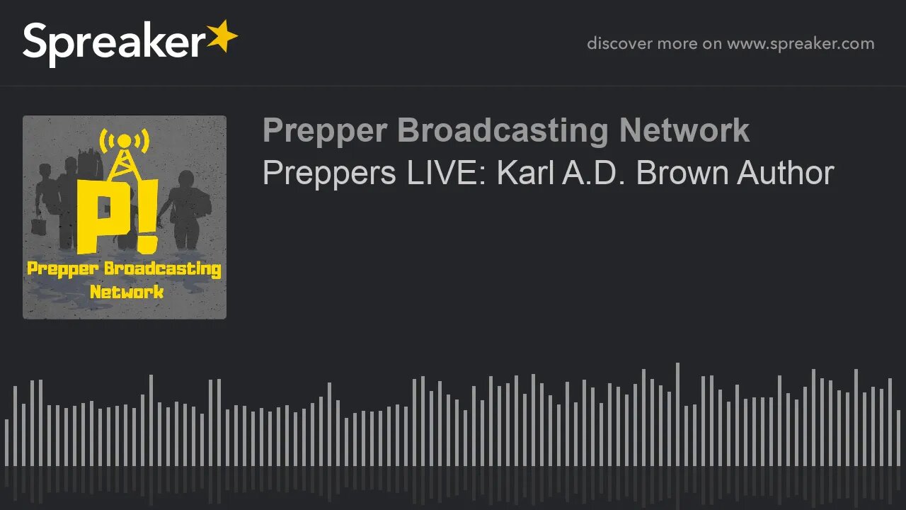 Preppers LIVE: Karl A.D. Brown Author