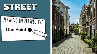 Perspective Drawing | One Point Perspective Drawing Timelapse - YoungUncleSam