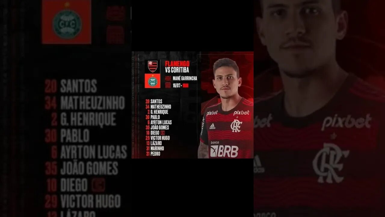 QUAL O PLACAR DO JOGO DE HOJE? HOJE TEM GOL DE PEDRO ???