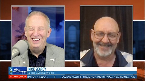 Nick Searcy joins Mike to discuss his frustration with the state of the country over the past three years and how it's fueled his work in films such as "America, Invaded" and "Police State".