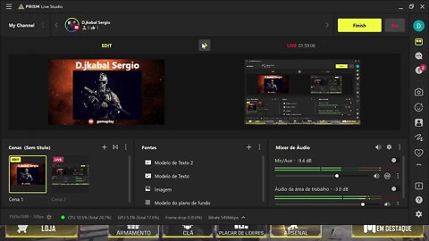 Transmissão ao vivo de D.jkabal Sergio