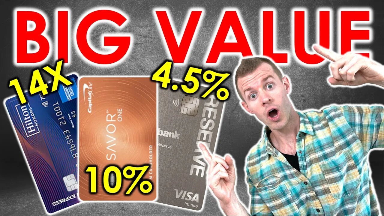 6 Most Unbelievable Credit Cards RIGHT NOW (2022)