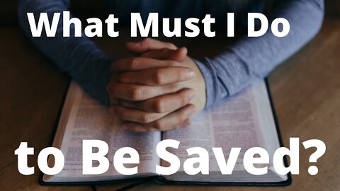 What Must I Do to Be Saved? | Ewaenruwa Nomaren