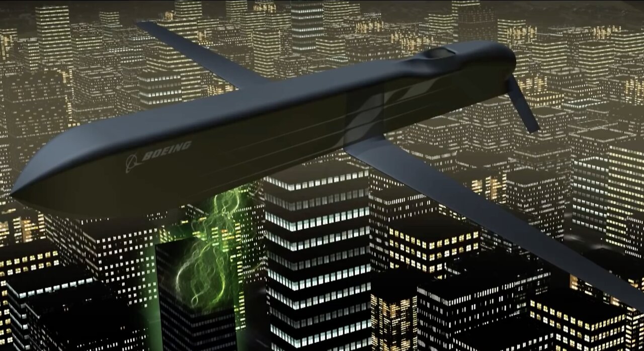 Boeing's CHAMP Missile Demo - Directed High Frequency Microwave Disables Electronics (EMP)