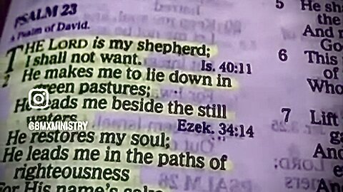 P1 11/25/24 PSALM 23:1-6 The LORD is my shepherd I shall not want