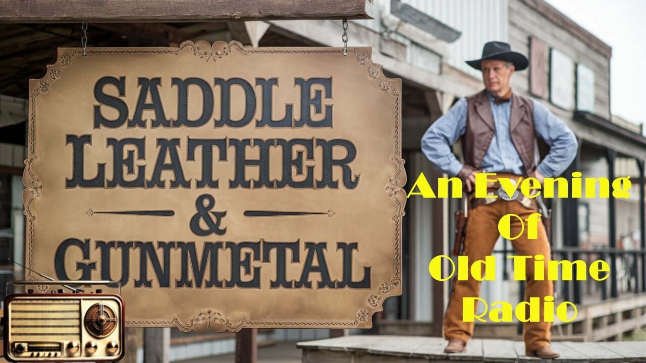 All Night Old Time Radio Shows | Saddle Leather & Gunmetal | Great Western Radio! | 7 Hours!