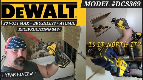 Dewalt ATOMIC Reciprocating Saw Review #DCS369