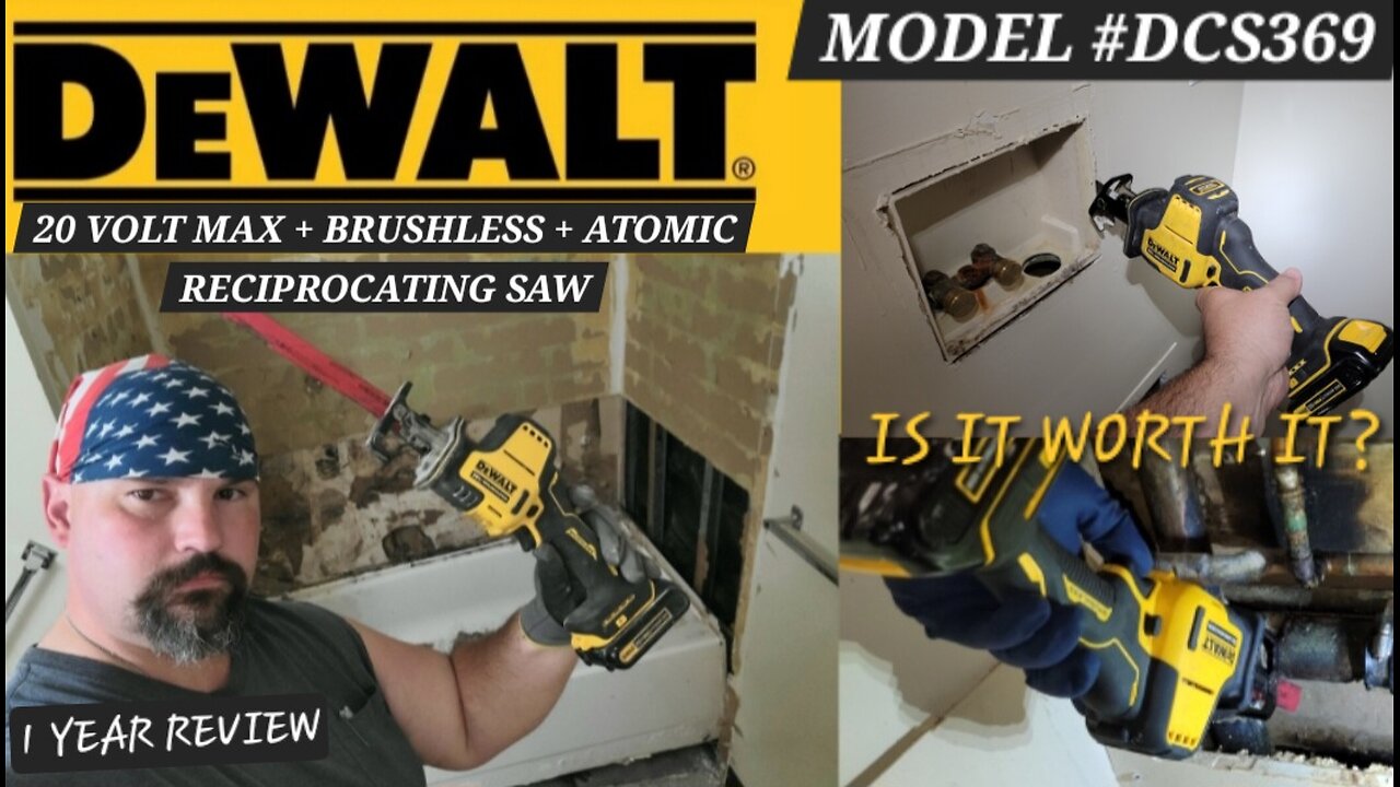 Dewalt ATOMIC Reciprocating Saw Review #DCS369