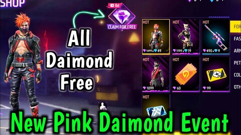 Free Fire New Pink Daimond Event || Pink Daimond Event || Free Fire New Event - Rock Munna Gaming