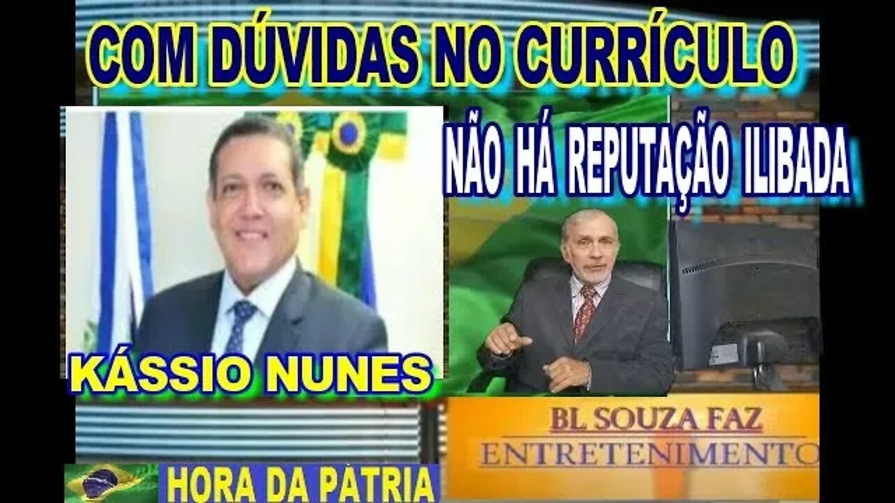 COM DÚVIDAS NO CURRÍCULO NÃO HÁ REPUTAÇÃO ILIBADA.