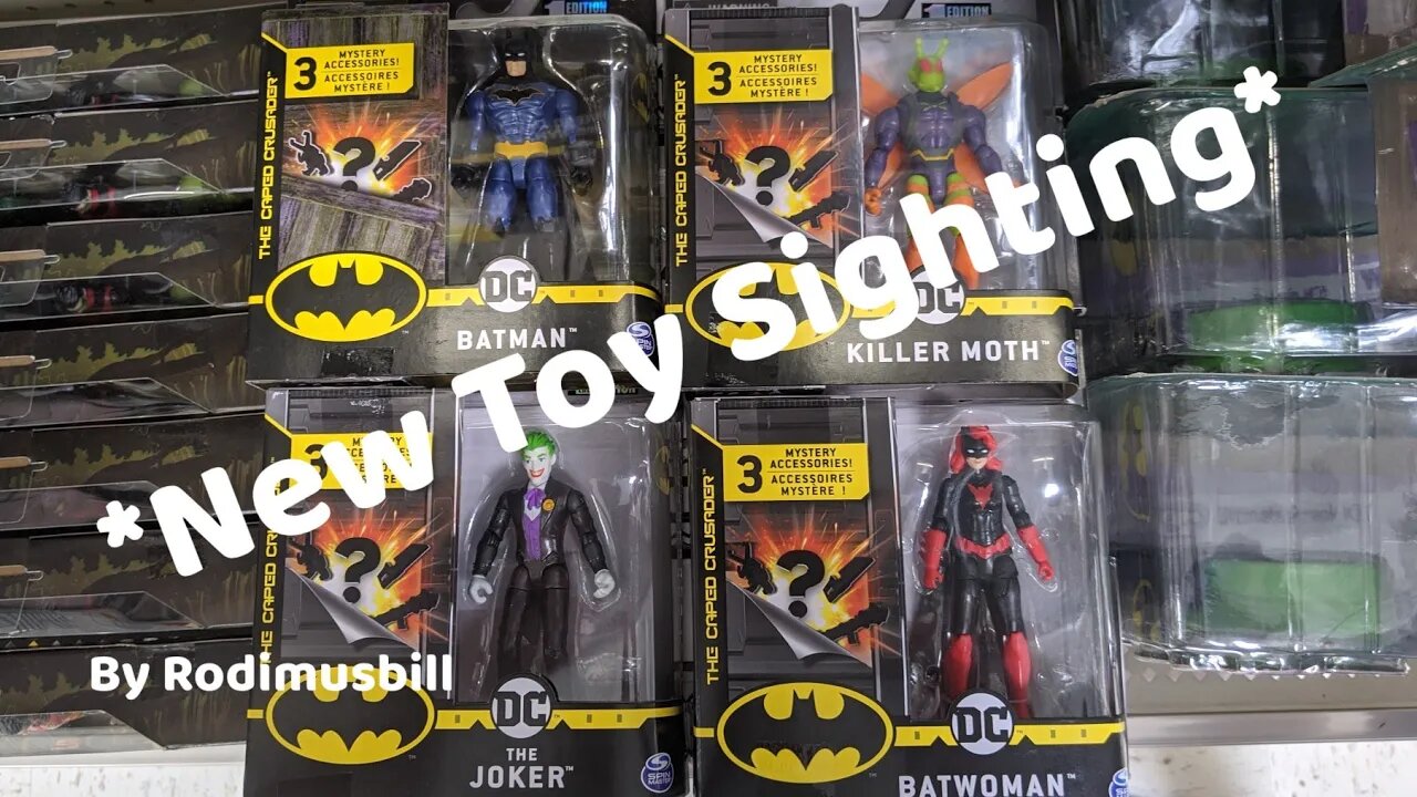 Spin Master DC BATWOMAN, KILLER MOTH, TUXEDO JOKER, BLUE BATMAN (Walmart Exclusivel New Toy Sighting