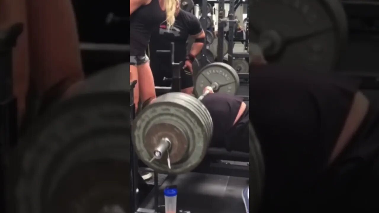 How reps did I get with 535lbs raw bench??