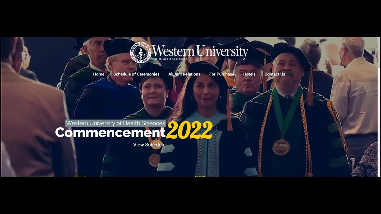 Western University of Health Sciences - Commencement 2022 (May 18, 2022) 3:00pm