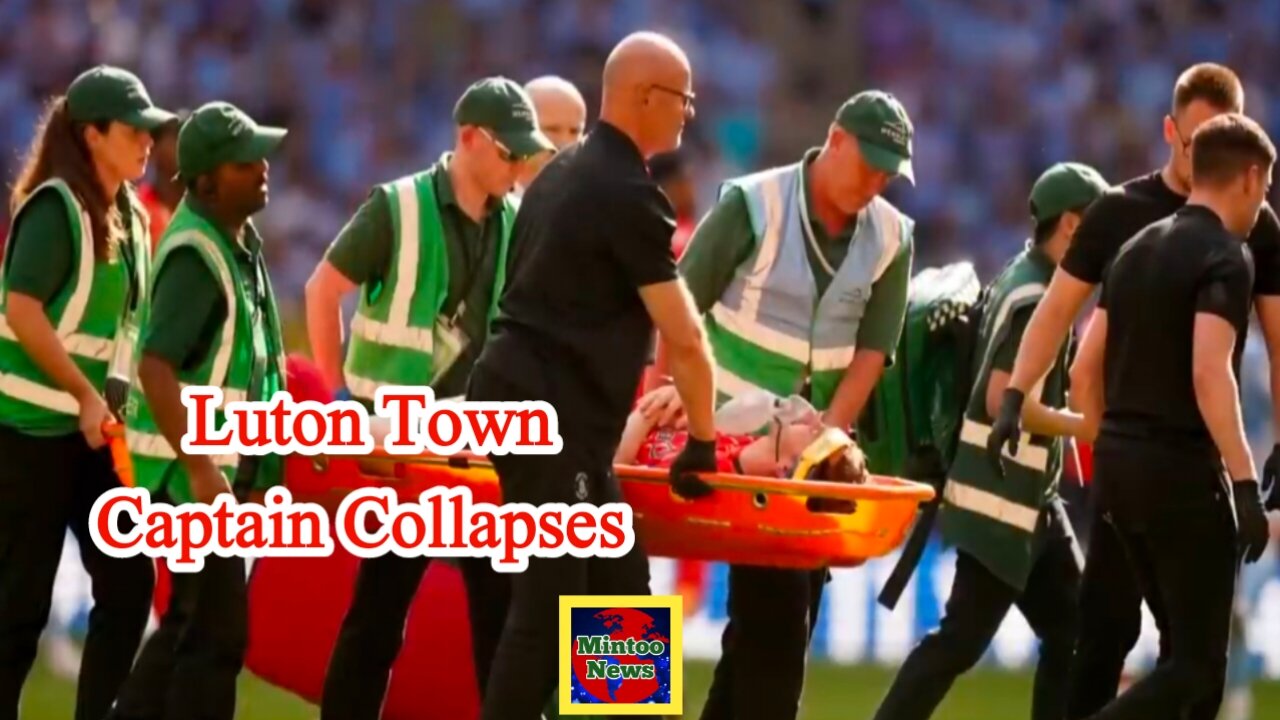 Luton Town captain collapses on pitch after cardiac arrest