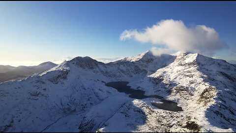 Snowdon snowdonia winter