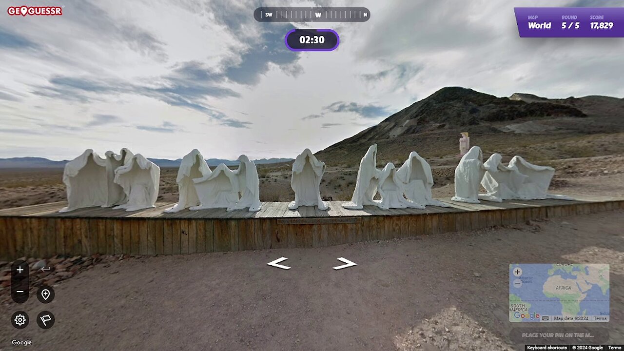 GeoGuessr : Daily Challenge, October 31, 2024