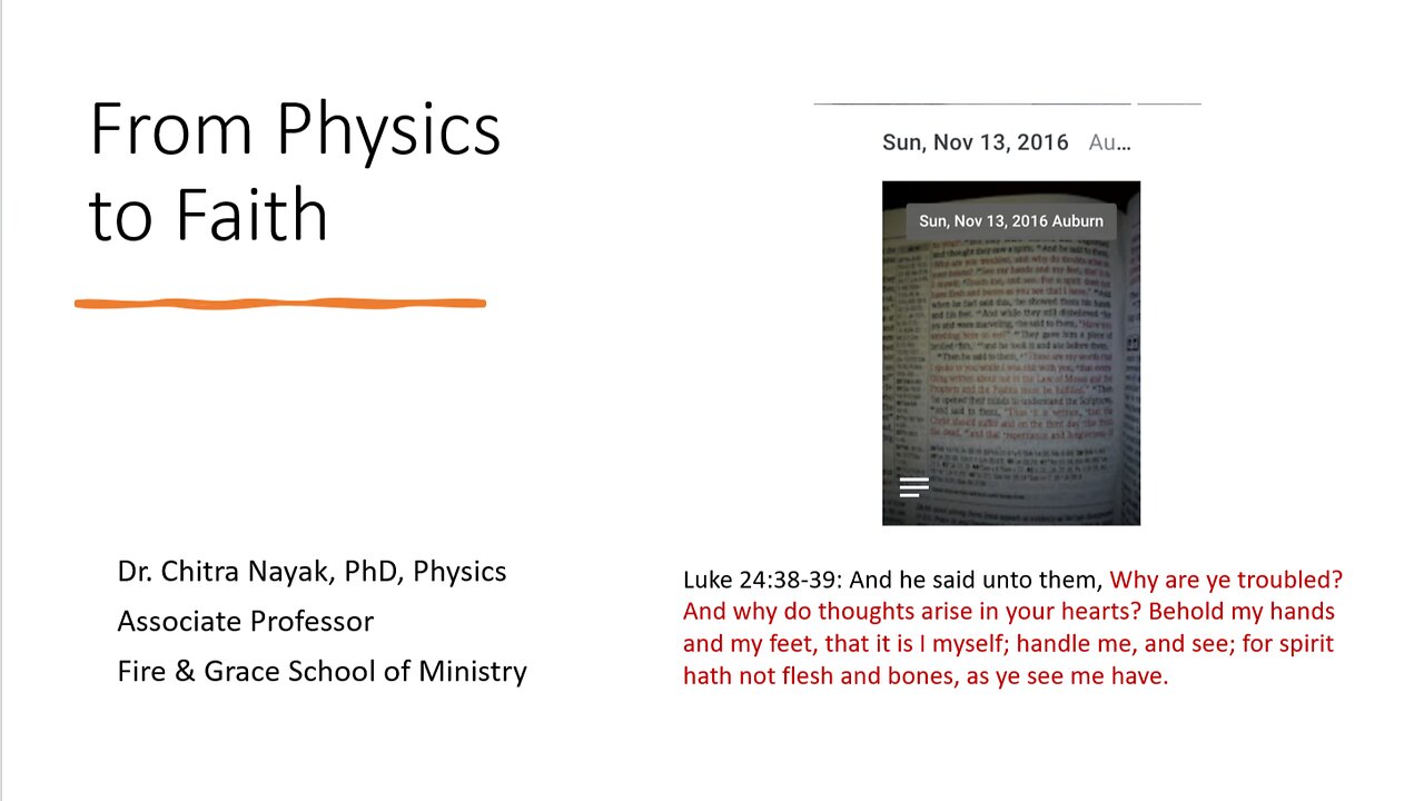Skyfall 2023: From Physics to Faith by Dr. Chitra Nayak
