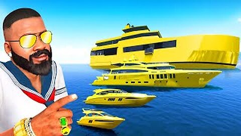Collecting SMALLEST to BIGGEST BOATS in GTA 5! Follow