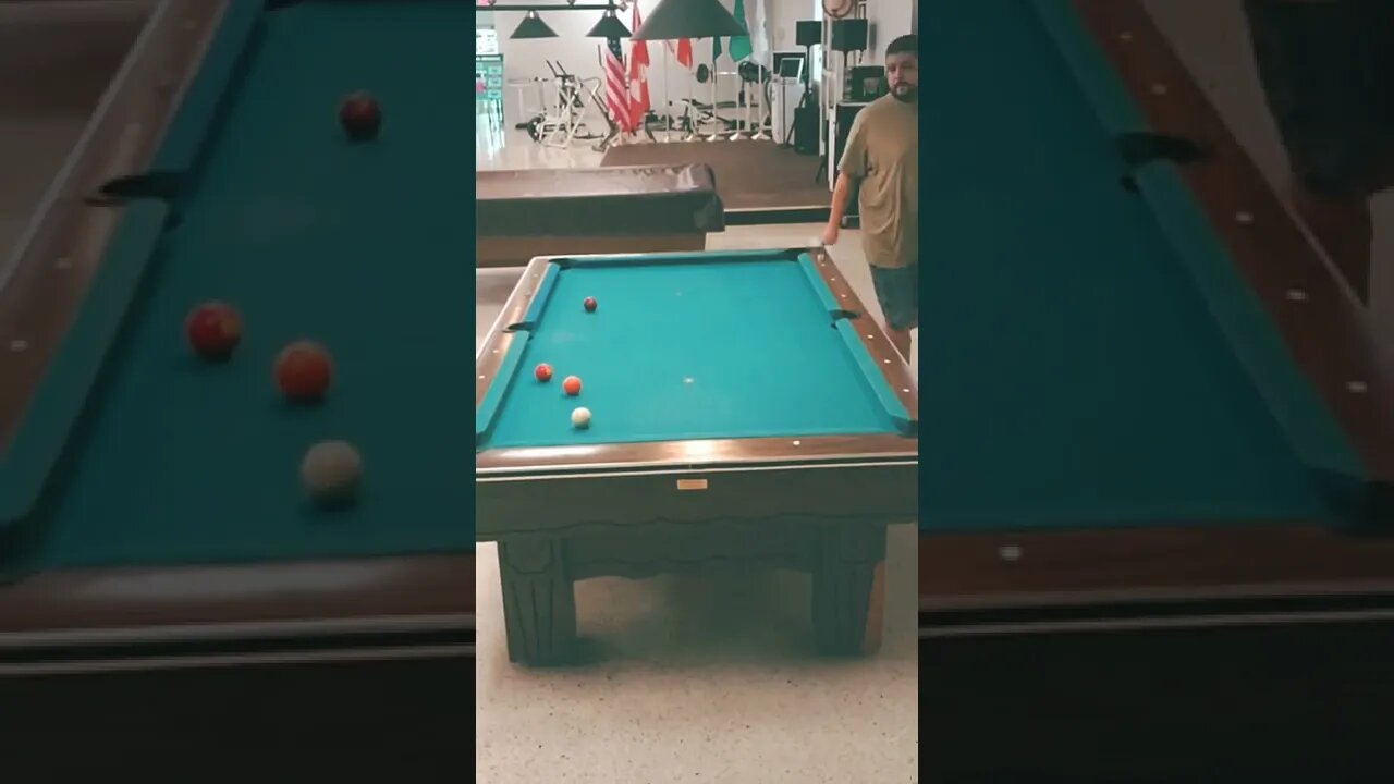 last stripe and then clearing the table. #shorts #pool #billiards