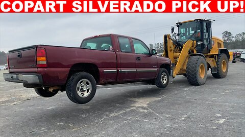 I BOUGHT A RAGGEDY SILVERADO PICK UP TRUCK FROM COPART IT LOOKS BAD BUT RIDES GREAT