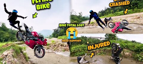 Offroad Gone Wrong😱||Bike Toot Gyi