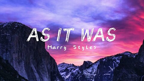 Harry Styles - As It Was (Lyrics)