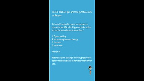 NCLEX-RN Professional standard quiz practice questions with rationals