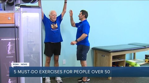 Your Healthy Family: 5 Must-do exercises for people over 50 - Wall glides