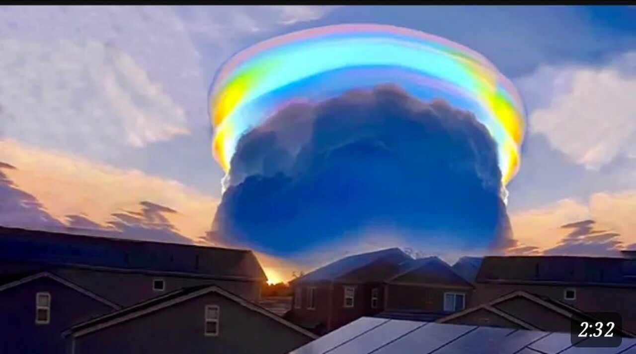 Incredible Rainbow Cloud Found in China Daily Dose Of Video