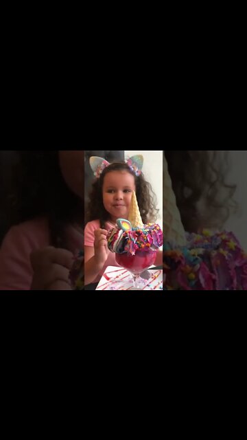 ESSE SORVETE E UMA OBRA DE ARTE #delicioso #sorvete #unicornio