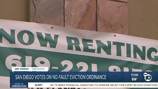 City of San Diego takes a step closer toward passing temporary no-fault eviction moratorium