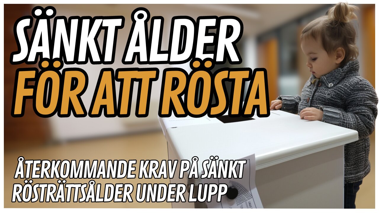 16 år för att få rösta i allmänna val?