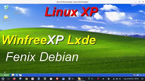 Linux WinfreeXP Fenix - Distro baseada no Debian parecida com o Window XP.