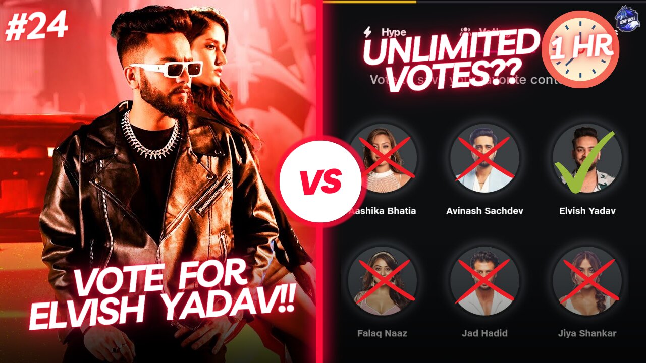 UNLIMITED VOTES FOR ELVISH YADAV | VOTING ELVISH YADAV FOR 1 HOUR | @ElvishYadavVlogs