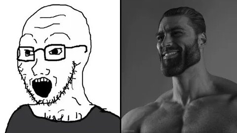 The Virgin Simp Vs The Chad King