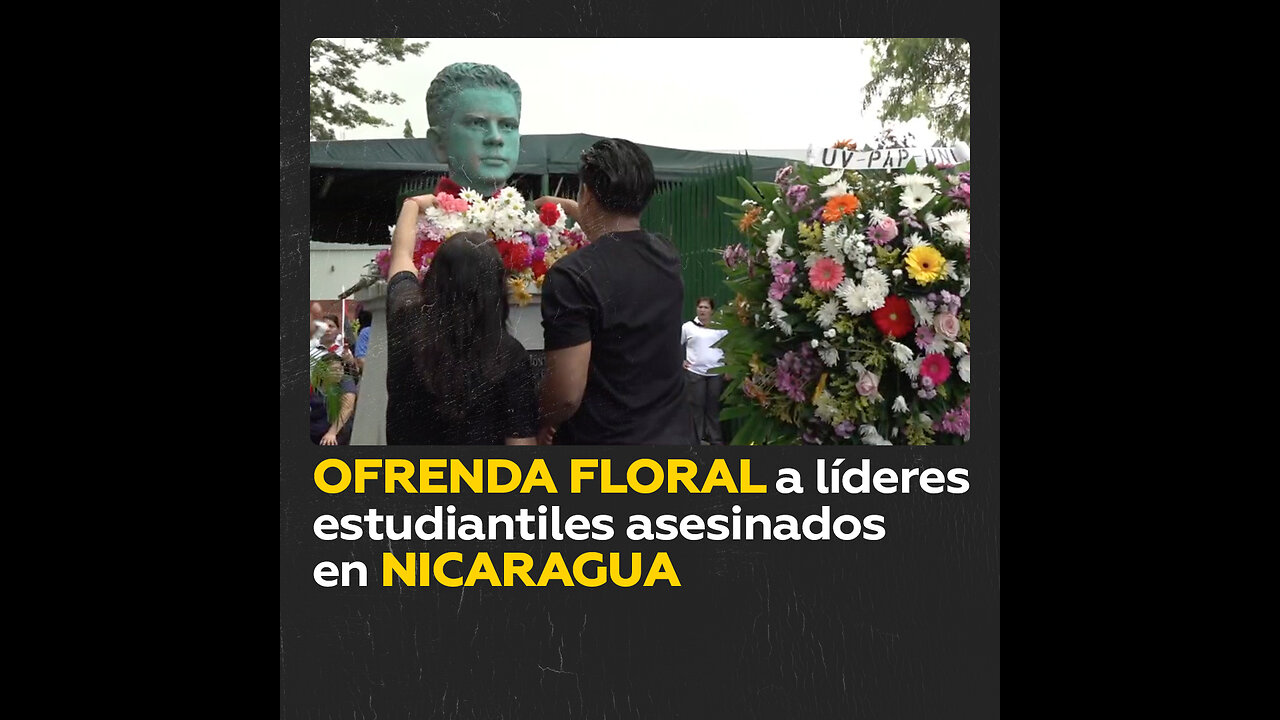 Rinden homenaje a líderes estudiantiles asesinados por el somocismo en Nicaragua