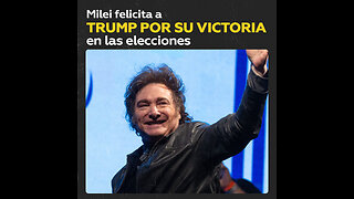 Milei a Trump: Puede contar con Argentina para hacer grande a EE.UU. de nuevo