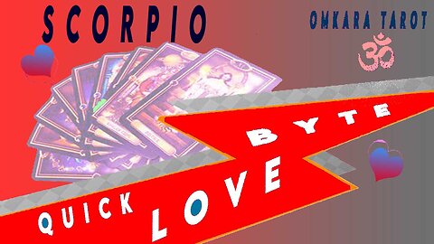 Scorpio Tarot - CAREFUL...CAN TURN INTO A FIGHT !! / Love Bytes / End May 2023 /