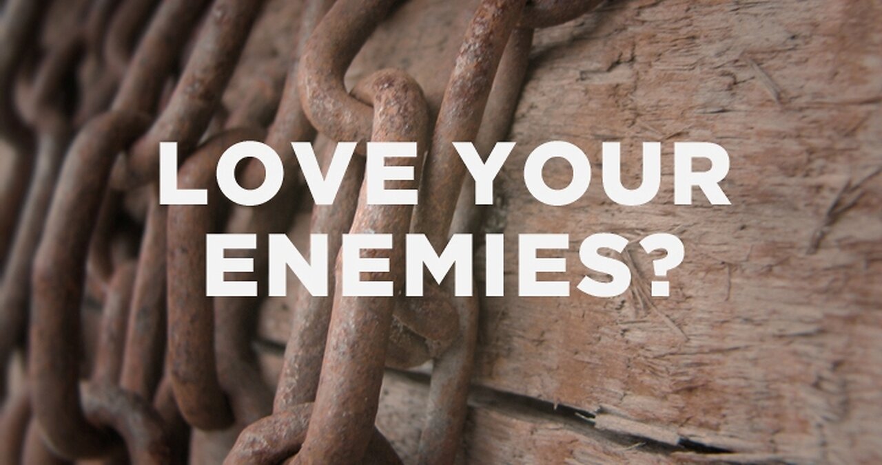 LIVE Wed at 6:30pm EST - Love your enemies and turn the other cheek. The meaning of those words...