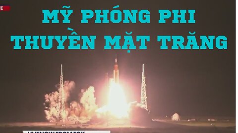 Mỹ Phóng Phi Thuyền Mặt Trăng Thành Công