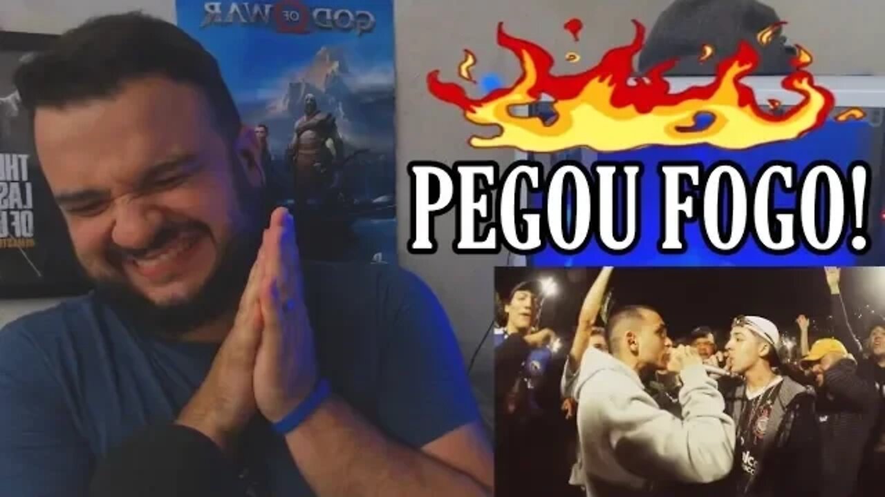 (REACT) (PEGOU FOGO) Kant x Salvador | SEGUNDA FASE | 164ª Batalha da Aldeia | EDIÇÃO TRAPSTAR
