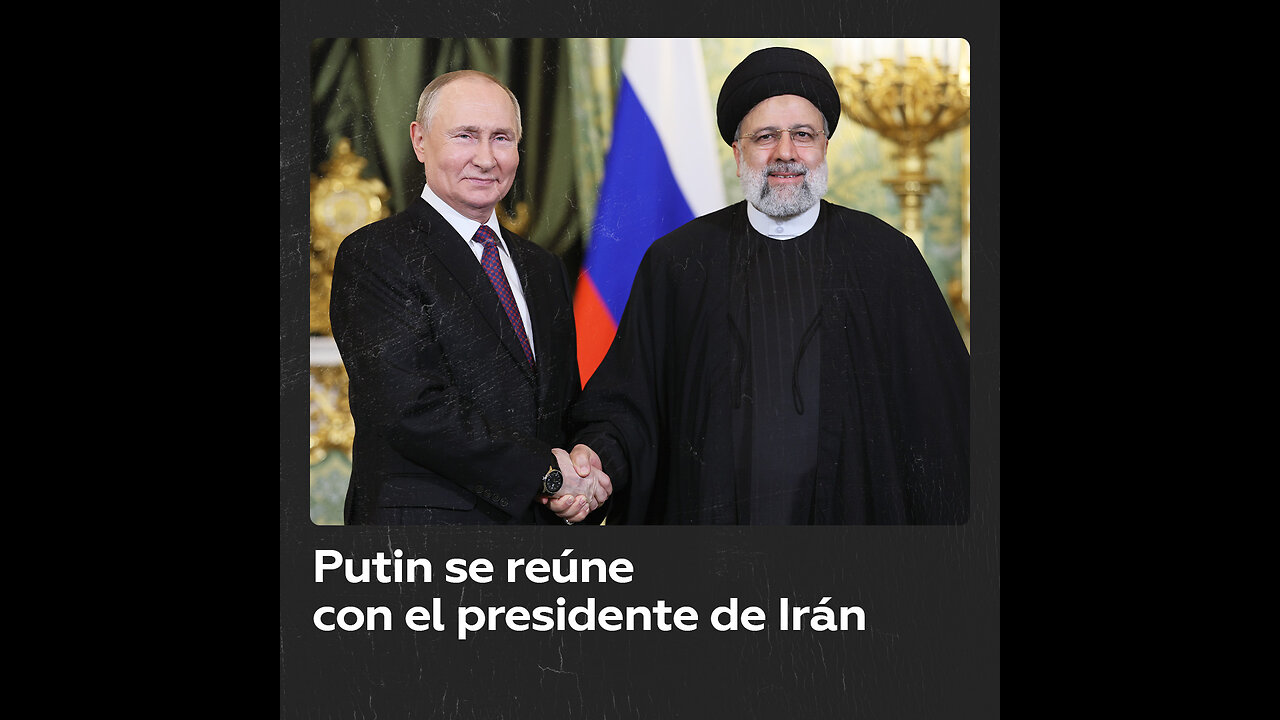 Vladímir Putin se reúne con el presidente iraní, Ebrahim Raisi