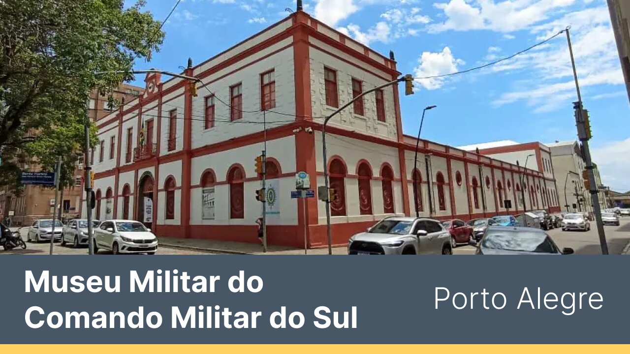 O que fazer em Porto Alegre? Conheça o Museu Militar do Comando Militar do Sul. #museum #portoalegre