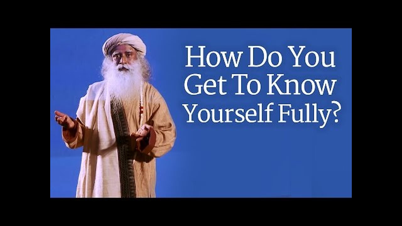 How Do You Get To Know Yourself Fully? - Sadhguru answers at Entreprenuers Organization Meet