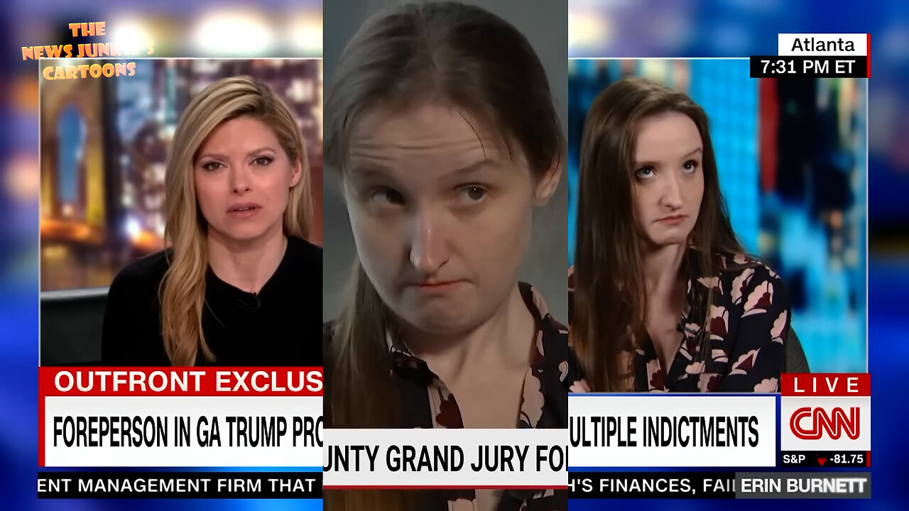 Mentally-disordered-like Special Grand Jury foreperson tells about Georgia Trump case.