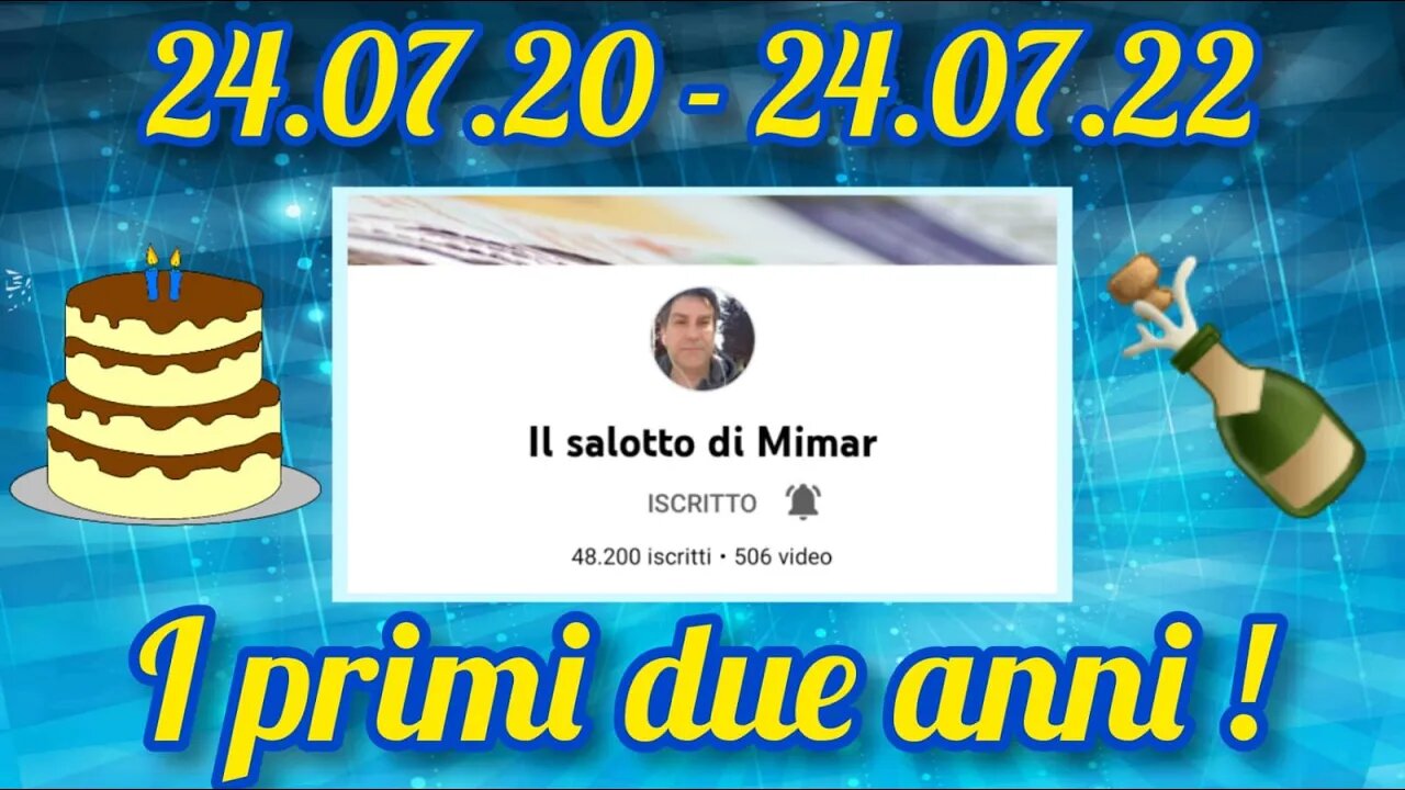 24.07.2022 - Il salotto di Mimar compie due anni!