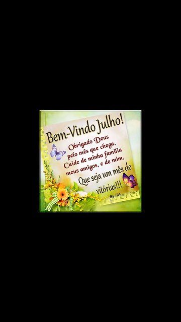 Bem-Vindo Julho