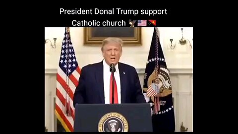 Breaking News:: Great Announcement By American President Donald Trump Catholic Churches 👍👏👌